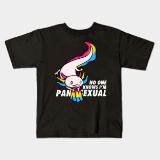 Pansexual Pride Axolotl Kids T-Shirt